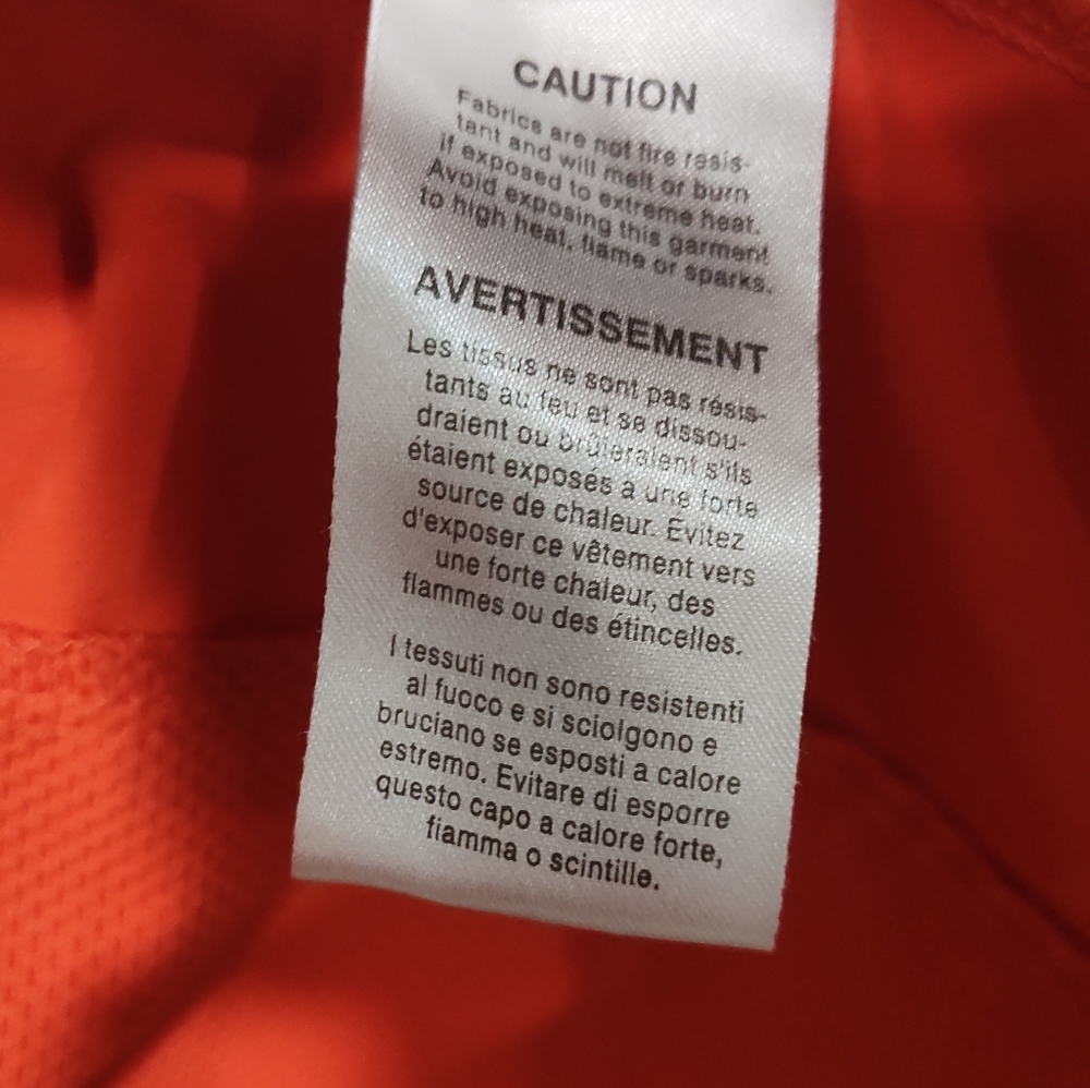 Columbia Women's Small Jacket Omni Shield Advanced Repellency Orange W/Blue Trim - Picture 11 of 11